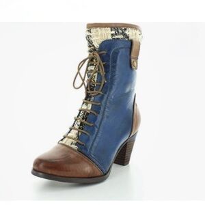 NEW L'Artiste Spring Step Quintus Leather Boots SZ 38